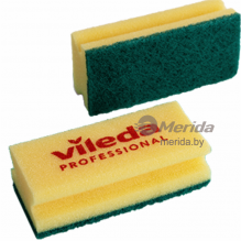 ГУБКА VILEDA PROFESSIONAL, ЗЕЛЕНЫЙ АБРАЗИВ (СРЕДНЕЙ ЖЕСТКОСТИ)